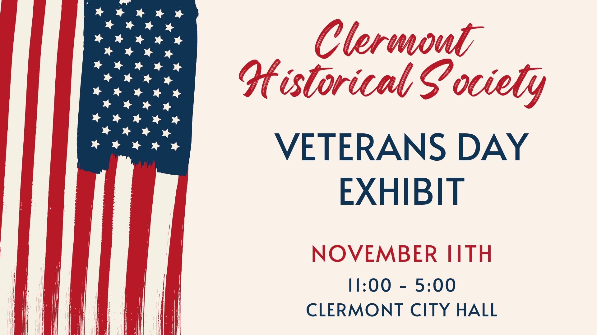 Clermont Historical Society Veteran’s Day Exhibit – 11-11-2022 – City ...