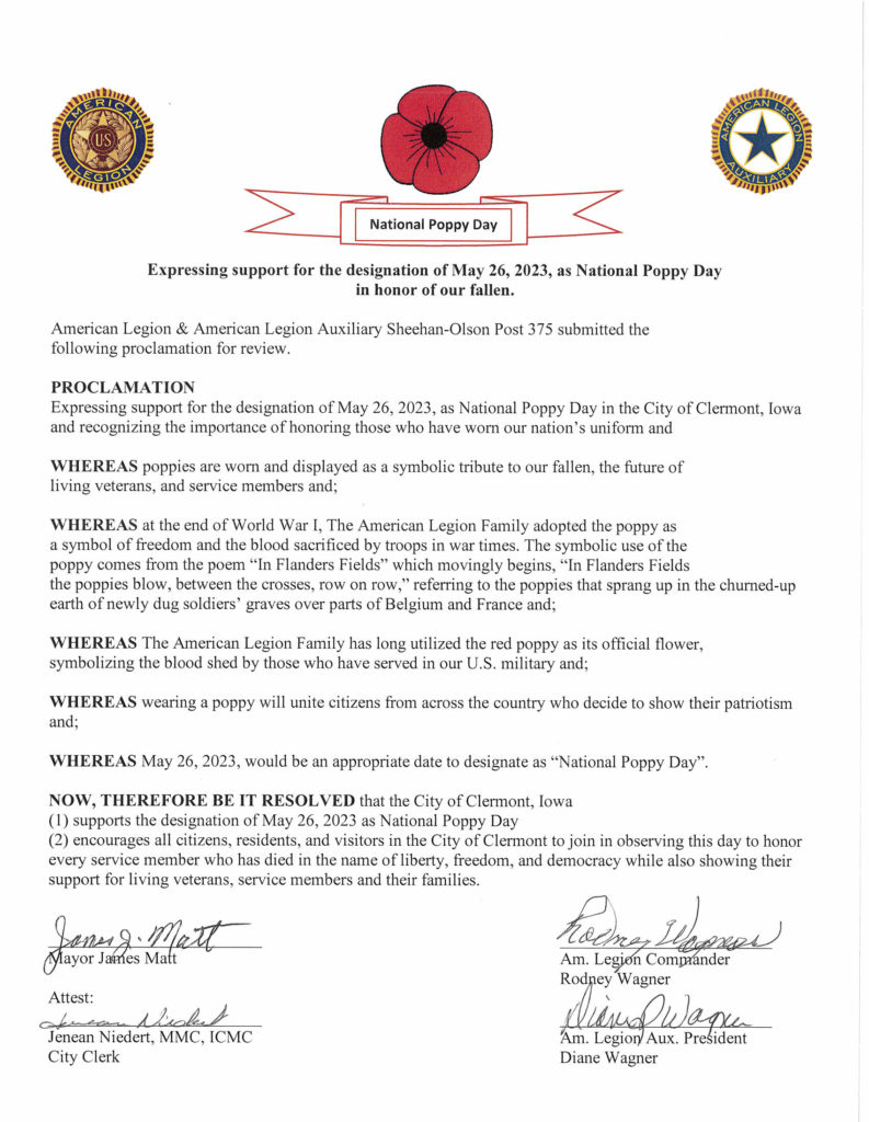 National Poppy Day supports veterans, honors the fallen